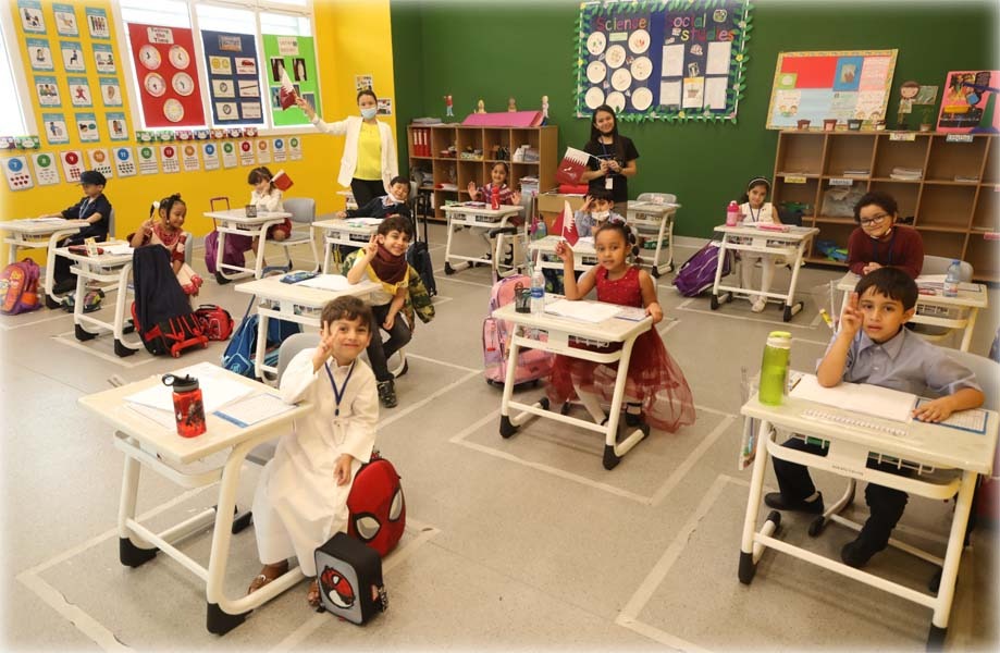 The classroom at Beta Cambridge School