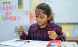 Classroom activity at Beta Cambridge School